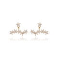 91902 xuping China wholesale light weight gold stud earring, unique 18k gold earring for girls